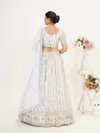 SS151 1692 White Georgette Party Wear Lehenga Choli Wholesale Price In Surat